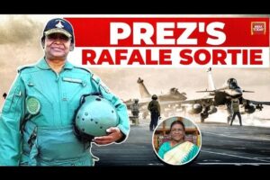 President Droupadi Murmu 's Rafale Power-Flight